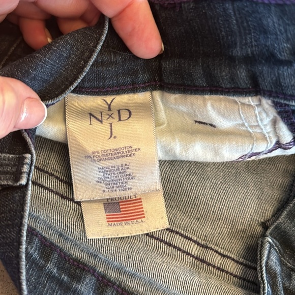 Not your daughter’s jeans. Excellent condition. Dark wash, boot cut - Picture 3 of 5